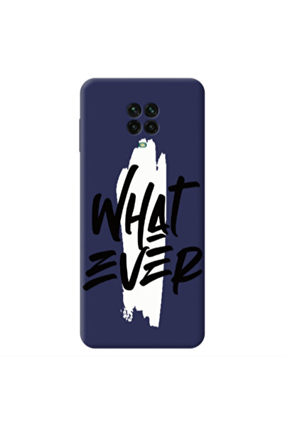 Other Xiaomi Redmi Note 9 Pro What Ever Dark blue Colored Silicone TPU Θήκη