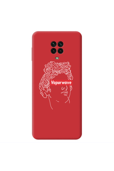 Other Xiaomi Redmi Note 9 Pro Vaporwave Red Colored Silicone TPU Θήκη