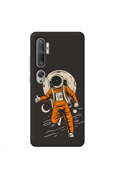 Other Xiaomi Mi Note 10 Pro Hitchhike Black Colored Silicone TPU Θήκη