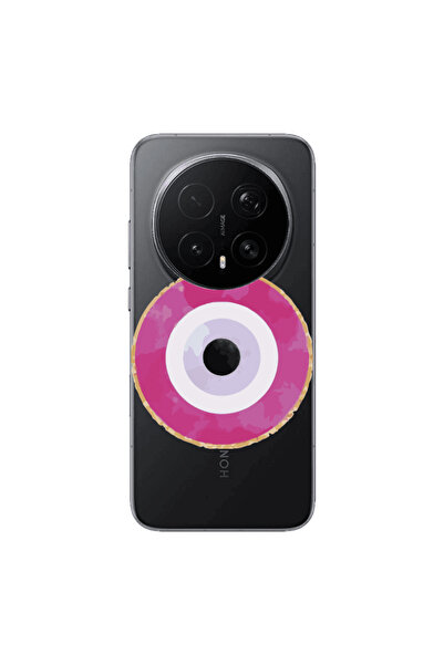 Other Honor Magic 8 Lite Pro Evil eye bead 2 Transparent Silicone TPU Θήκη