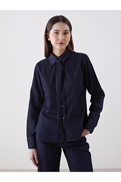 LC Waikiki Rmz Gi̇yi̇m Farkiyla Standard Fit Women's Jean Shirt