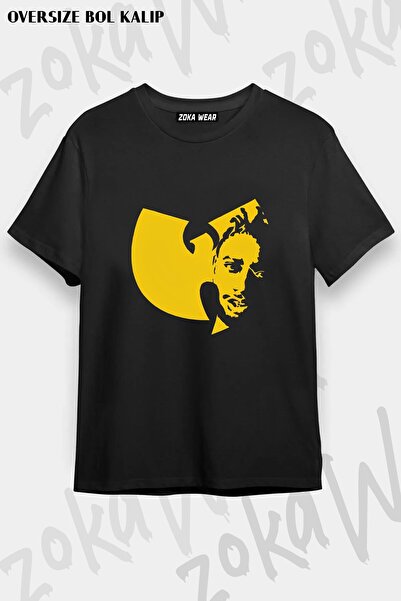 ZOKAWEAR Unisex Loose Fit Wu Tang Clan V9 Printed T-Shirt