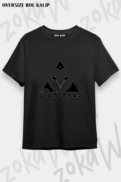 ZOKAWEAR Μπλουζάκι Unisex Loose Fit Deftones v15 με στάμπα