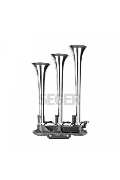 Seger SVL-SHOP ÜÇ BORULU 8 SES KOMBİNASYONLU 12V NOSTALJİ (81108) KORNA-KROM ...