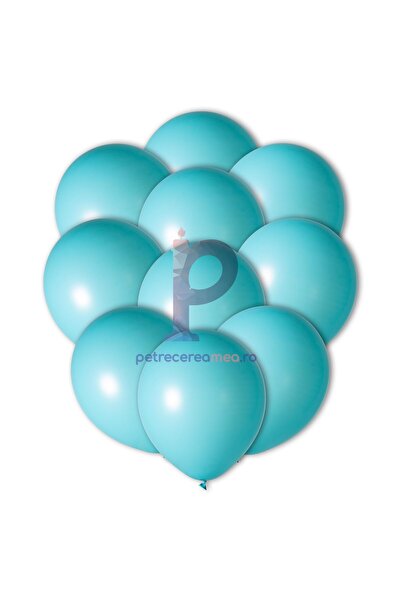 MP Mirific Party Set of 100 latex balloons, cyan, 30 cm