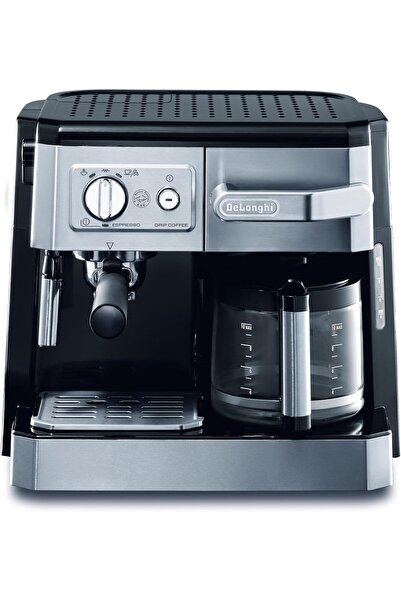 De'Longhi Combi Coffee Machine, Drip and Espresso, 15 Bar, 1750W, Silver, Mod...