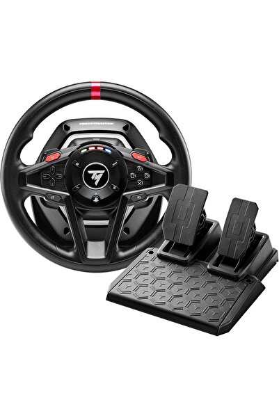 Thrustmaster T128 Gaming Console Steering Wheel, Wired, PC Compatible, Comfor...