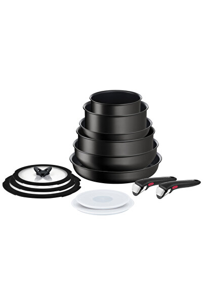 TEFAL Set de 13 piese Ingenio Unlimited L7639002, strat antiaderent 100% sigu...