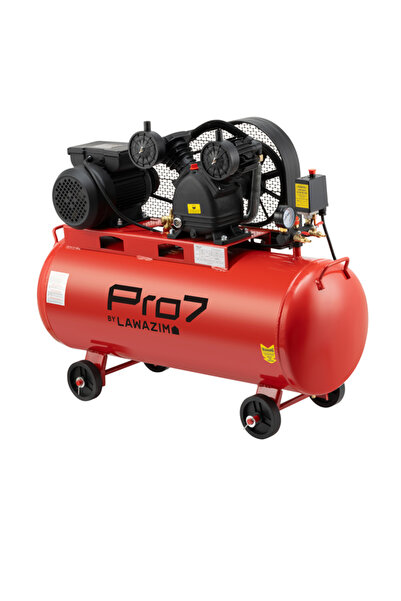 Lawazim Pro7 100L Air Compressor 2HP 115 PSI 120L/min 220-240V 85dB with Wheels