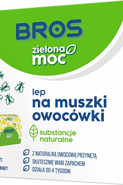 bros Moc Lep Verde pentru Muște și Fructe 2 Bucăți