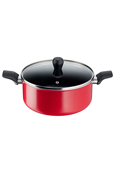 TEFAL Oală seria Easy B5924602, 24 cm, 2.67 L, aluminiu, strat antiaderent di...