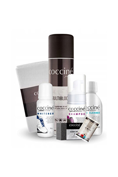 Coccine Set de curatare si ingrijire a incaltamintei, Coccine, 7 in 1, 75 ml,...