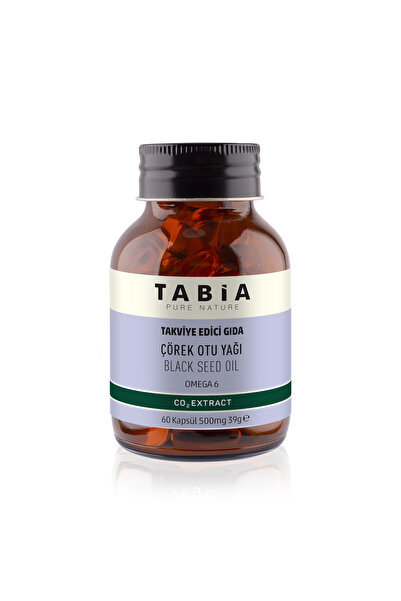 TABİA Çörek Otu Yağı 500 mg 60 kapsül