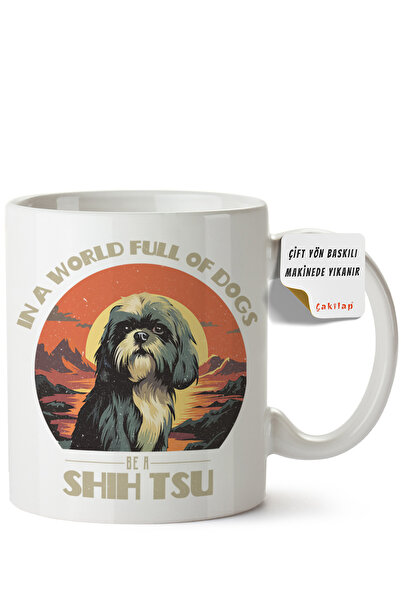 ET ERTAPASSAGE original creative designs Dog Design Printed Porcelain Mug (Do...