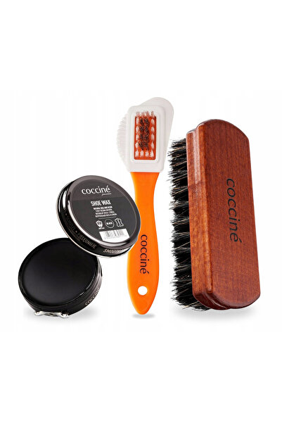 Coccine Set de ingrijire a incaltamintei, Coccine, 3 in 1, Perie pentru piele...