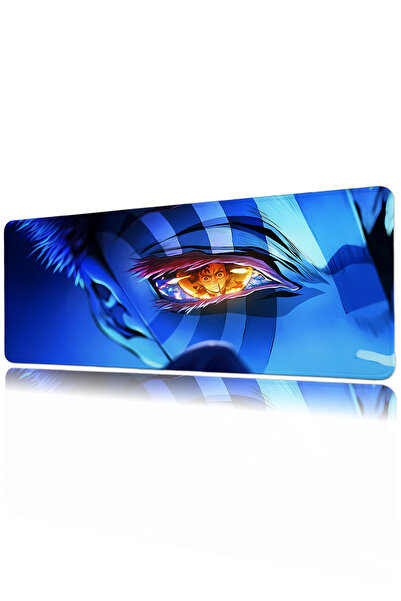 Halura Akaza Demon Slayer 40X90 Patterned Digital Printed Gaming Mousepad XXL...