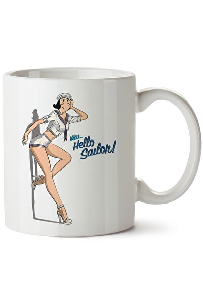ET ERTAPASSAGE original creative designs Safinaz Printed Porcelain Mug, Machi...