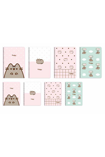 KESKİN COLOR Keskin Pusheen 16,5*22,5 80 Yp Kar Spr.Karton Kapak Defter
