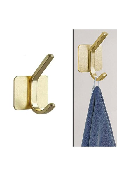 Microcase Yapışkanlı Metal Banyo Mutfak Eşya Havlu Vb. Ürün Askılığı 1 Adet -...
