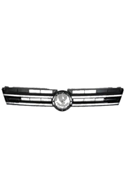RapidAuto Grila radiator VW Touareg (7P5), 04.2010-07.2014, crom/negru, 7P685...