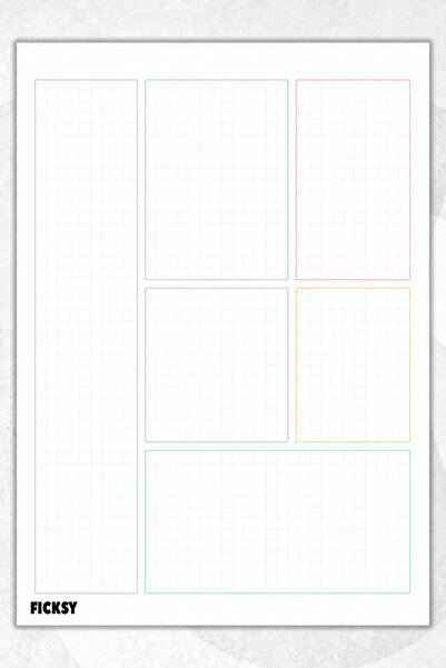 Ficksy Timeless Multi-Purpose Daily Weekly Monthly Planner - A4 Size To Do - ...