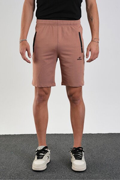 Shooter Sportswear Ανδρικό βαμβακερό σορτς κανονικής εφαρμογής με τσέπες με φ...