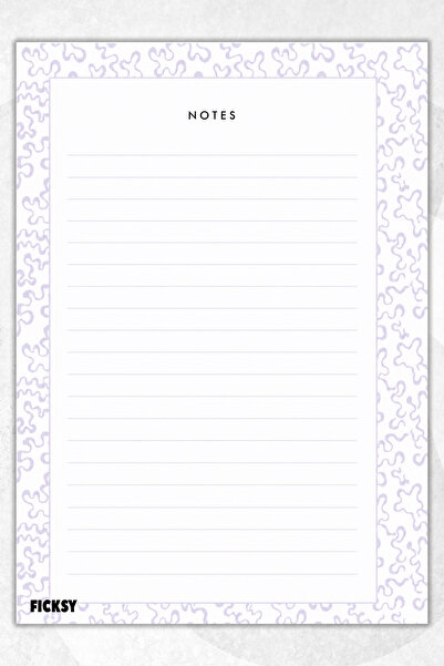 Ficksy A4 Notepad Lined Notebook - 50 Sheets - Memopad - Notepad - Notepad - ...