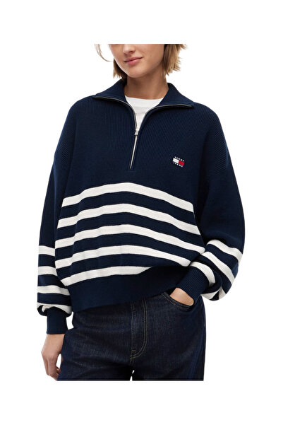 Tommy Hilfiger Γυναικείο Πουλόβερ Navy Μπλε Tommy Jeans DW0DW22928-0A9
