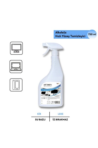 Acto ® Smart X 750 ml Alkolsüz Hızlı Yüzey Temizleyici