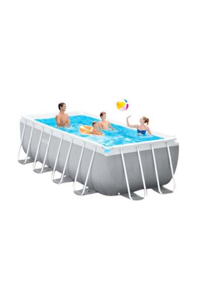 Intex Prism Frame Rectangular Swimming Pool 300x175x80cm