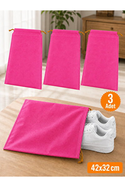 Balkan Room 3 Pink Drawstring Shoe Storage Bag Travel Pouch Multi-Purpose Clo...