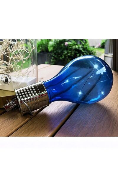 KMT Bec Solar Decorativ Colorat cu Mâner Metalic de Suspendare, Lumină LED Ca...