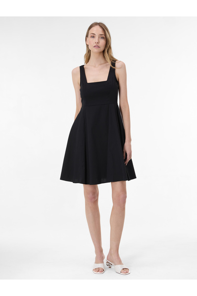 ORSAY Rochie neagră de damă până la genunchi