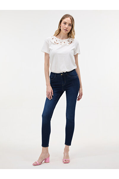 ORSAY Blugi skinny de damă, albastru închis