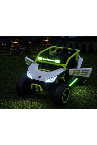 Bebelul Електрически офроуд UTV бъги за деца, 12V 7Ah, 4 мотора 25W, родителс...
