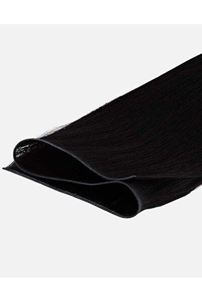 100GR - 60CM %100 Gerçek İnsan Saçı Tres Kaynak - Siyah