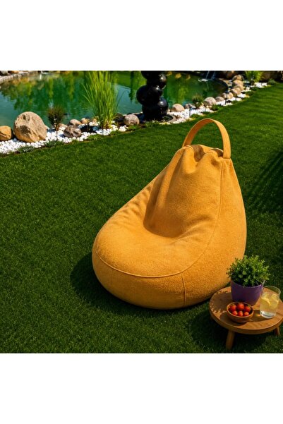 Pucioasa Fotoliu Bean Bag interior-exterior Galben