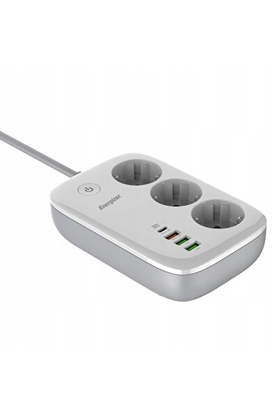 Energizer Prelungitor inteligent cu Wi-Fi și aplicație, 3x SCHUKO, 3x USB-A, ...