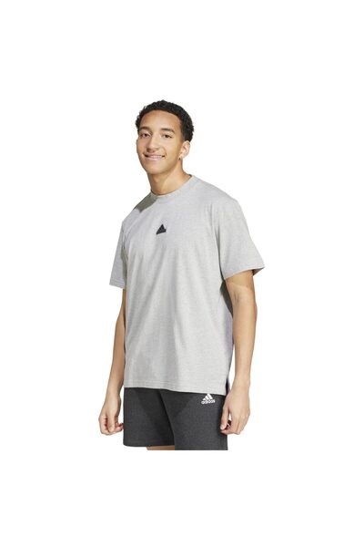 adidas Tricou bărbătesc cu mânecă scurtă Brand Love, din jerseu simplu, mărim...