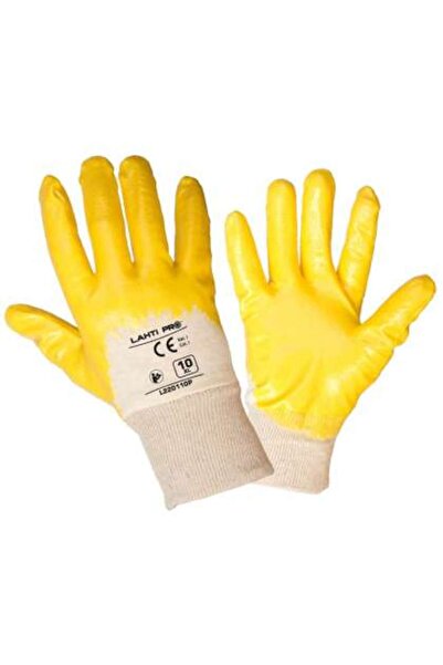 Lahti Pro Manusa Nitril Cu Bumbac Invelita Dorsal Moderat - 8
