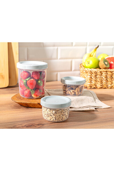 Madame Coco Adenya Basket Dieppe 3-Piece Snack Container - Soft Green