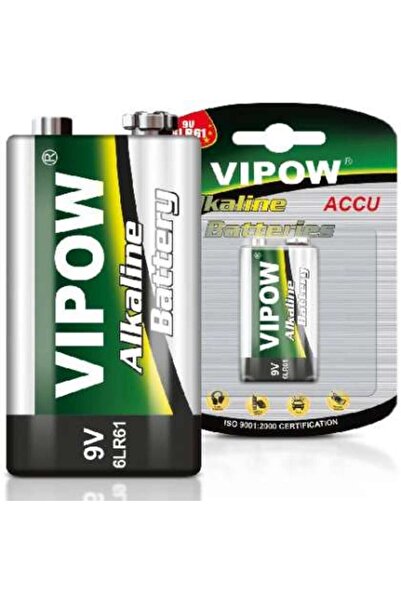 Vipow Baterie Alcalină 9V 6LF22 / Blister