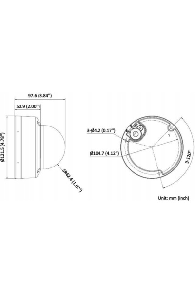 Hikvision Cameră DS-2CD1183G2-LIUF(2.8MM)PL Smart Hybrid Light 8.3 Mpx 4K