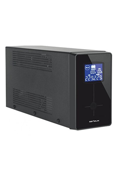 SERIOUX UPS Line-Interactive 1200LI 1200VA/720W LCD, 4 prize Schuko, USB/RJ45