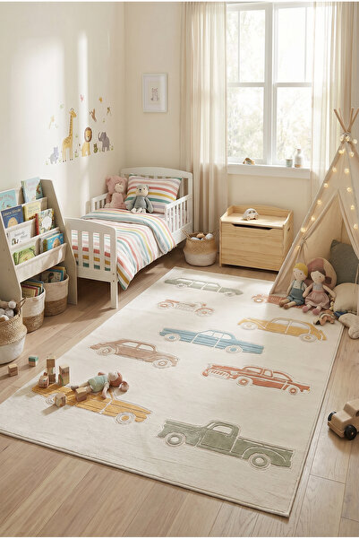 Livset Home Vista Çocuk halısı Genç Odası Yumuşak Dokulu Kız Erkek Bebek Odas...