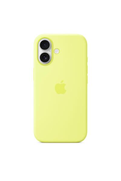 Apple Husă de silicon pentru iPhone 17 cu MagSafe - Galben Neon