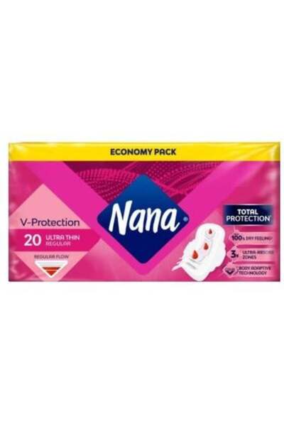 Nana Nana Ultra Thin Medium Women's Pads - 20 Pads