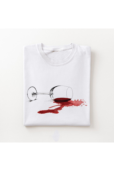 Grafftee Clothing Wine Printed Unisex Oversize T-Shirt