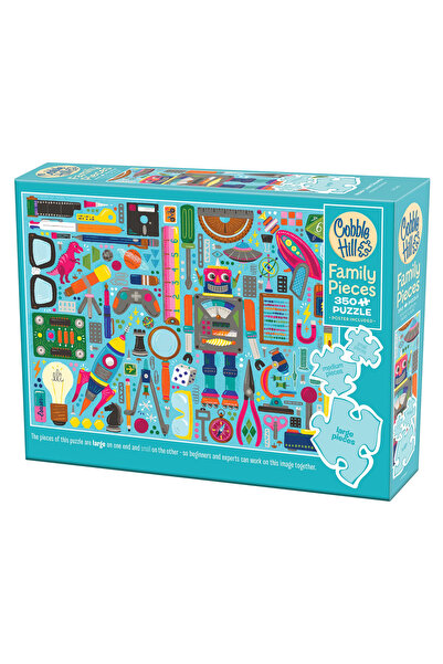 Cobble Hill Nerdy Junk Drawer – Puzzle 350 piese