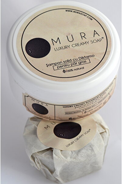 Mura Soap Săpun solid pentru păr – șampon solid cu Diktamo, pentru păr gras